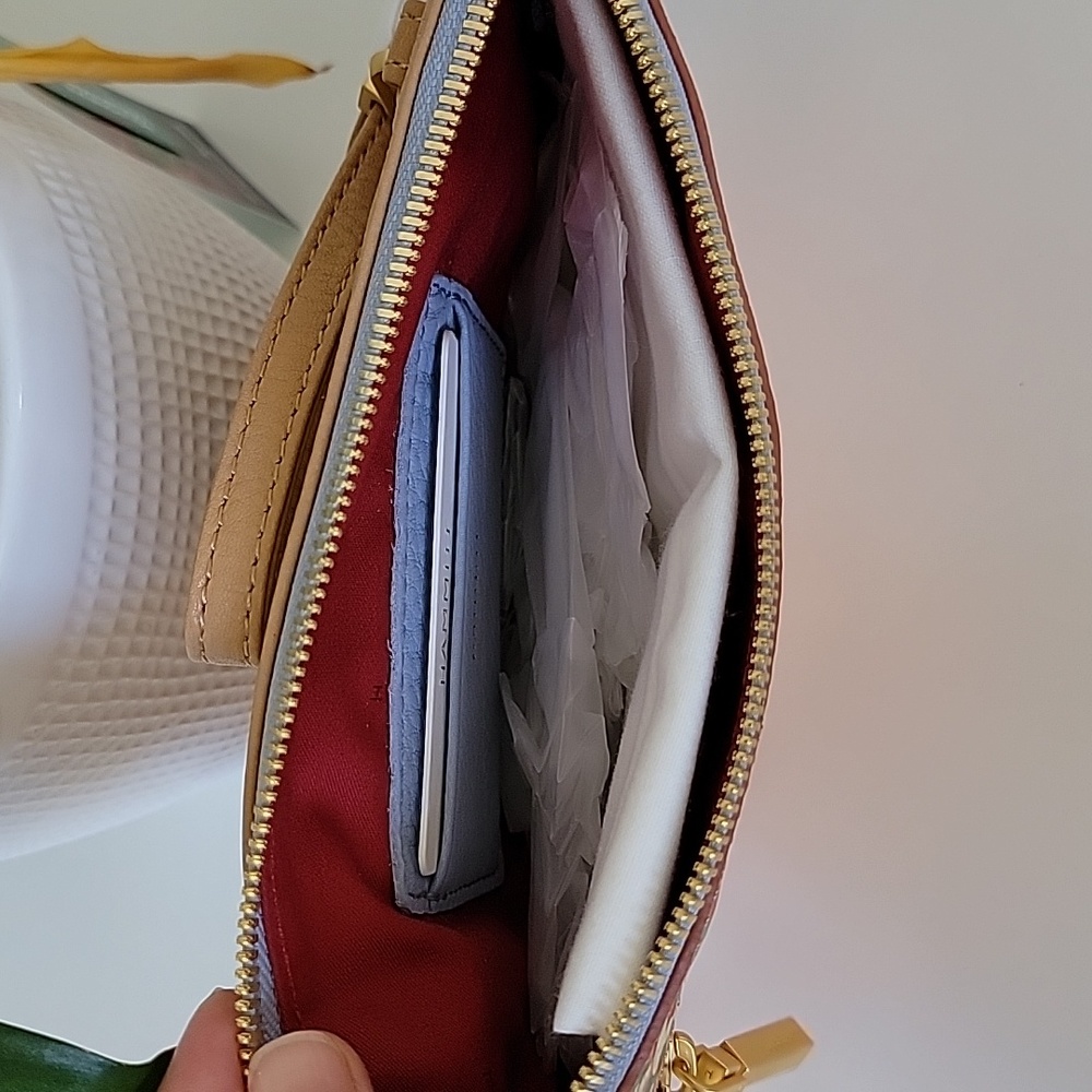 NWT Hammitt Nash SML Garden Party Brushed Gold Leather Crossbody Bag - Picture 8 of 15